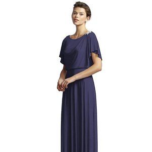 Jenny Yoo Flutter Sleeve Gown